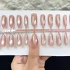 Esmalte de Unha Cat-Eye Rosa Translúcido Tamanho Único Produto Semi-Acabado Cat-Eye Feito à Mão Esmalte de Unha Removível DIY Usável Cor Nude Clareador