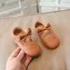 Zapatos Suaves para Bebé Primavera y Otoño 2026 Zapatos para Caminar Bebé Estilo Coreano Zapatos de Piel con Lazo de Princesa Zapatos para Niños