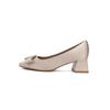 Zapatos de Boda de Satén Súper Suaves y Cómodos, Fáciles de Poner y No Cansan los Pies, Zapatos de Salón Elegantes de Tacón Medio Estilo Francés para Mujer, Nuevos Zapatos de Tacón Alto Otoño 2026