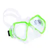 Máscara de buceo de marco grande al por mayor del fabricante vidrio templado equipo de snorkel para adultos máscara de PVC se puede emparejar con tubo de snorkel