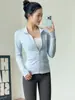 Conjunto de Ropa Deportiva para Mujer Chaqueta Deportiva Cuello Alto Top Ajustado Adelgazante 2026 Nuevo Estilo Ropa de Yoga Manga Larga Secado Rápido
