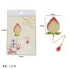 Separador de Libros de Loto Chino Estilo Chino Corazón Femenino Simple Metal Latón Clip para Libros Pequeño Fresco Regalo para Estudiantes Separador de Libros