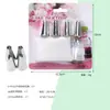 Bico de confeitar de aço inoxidável terno de cartão de papel 6/9/24 cabeças creme bolo saco de confeitar de silicone terno ferramentas de confeitaria