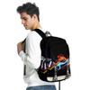 Bolsa de Viagem Estudante Escolar Bolsa de Viagem Tie-Dye Gradiente de Cor Nova Chama Estampa Digital 3D Transfronteiriça