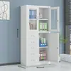 Archivero de oficina, archivador de acero para documentos, mueble de almacenamiento para el hogar, gabinete con cerradura, mueble con ruedas, archivador metálico