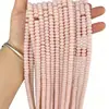 Venta al por mayor de cuentas de vidrio de 5x8 mm, cuentas de ábaco sueltas, espaciador de color sólido, junta espaciadora, accesorios de cuentas perforadas para bricolaje