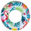 Itens em Estoque Transfronteiriços: Boia de Natação Flor de Cerejeira de Celebridade da Internet com Lantejoulas, Boia Inflável Espessa para Piscina para Adultos