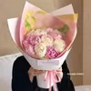 Novo Modelo Shangjin Papel de Aquarela Fluido Buquê de Flores de Papel Atmosfera Papel DIY Gradiente de Lavagem de Tinta Papel Kraft Espessado para Arte Floral