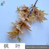 Ramas Simuladas de Venta Caliente Transfronteriza, Hojas de Arce Rojas, Accesorios de Plástico para Decoración del Hogar, Flores Artificiales, Paisajismo de Ingeniería al por Mayor, Flores de Seda