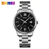 Reloj Momentum Reloj de Cuarzo Casual Resistente al Agua 30m Reloj de Pulsera de Acero Inoxidable con Calendario Reloj para Hombre de Negocios Esfera Grande