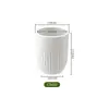 Vaso de Flores Plástico Simples e Luxuoso, Vaso Grande Redondo Espessado para Plantas Verdes de Chão, Vaso Grande Decorativo para Monstera