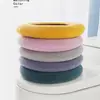 Funda de asiento de inodoro de felpa de invierno con asa engrosada, cálida y universal para uso doméstico, funda de asiento de inodoro tejida