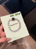 Doce Estrela Névoa Roxa Cristal Bracelete de Cristal Irregular de Ametista Natural Original Nove Fogo Liso Roxo Fogo Auspicioso Nobre Dez Exquisite