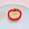 Accesorios de manzana de resina de dibujos animados, pegamento de crema DIY para funda de teléfono, dijes para zapatos con agujeros, hebillas para zapatos, accesorios para el cabello, materiales hechos a mano