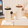 Caneca de Café Ruixing Aço Inoxidável 316 Copo Térmico Copo de Água Masculino e Feminino Aparência Elegante Medição Inteligente Grande Capacidade Gravação