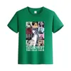 Camiseta de Algodón de Color Sólido de Manga Corta de Verano Ropa para Niños de Media Manga Ropa de Comercio Exterior para Padres e Hijos Ropa de Clase Camiseta Base Estampada con LOGO