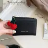 Colgante de Cereza~Serie Miu Cartera Xiaohongshu Versión Coreana Cartera para Mujer con Múltiples Ranuras para Tarjetas y Capacidad Cartera Lista para Usar