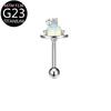 F136 Titânio Morcego Aranha Lua Coração Zircônia Material G23 Piercings para Sobrancelha Brincos Joias Piercing Atacado