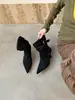 [] Botas de Cavaleiro Ocidental Botas Femininas 2026 Outono/Inverno Novas Fivela de Cinto Nicho Luxo Leve Retro Camurça Botas com Salto