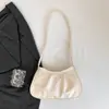 Bolso Cruzado de Un Hombro de Alta Gama Estilo Coreano para Mujer 2026 Bolso Nube Plegado Trendy Ins Bolso Bandolera Vintage