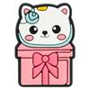 Amazon Caliente Mascota Gato Caja de Regalo Zapatos con Agujeros Hebilla de Zapato de Flor Gota de Plástico Goma Suave DIY Agujero Accesorios de Bolsa de Playa