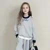 Conjunto de Ropa Infantil Tutu Elefantito para Niñas Primavera y Otoño 2026 Nuevo Estilo de Primavera Sudadera y Pantalones Deportivos Conjunto de Dos Piezas para Niños