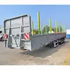 Semirremolque Volquete de Giro Lateral, Camión Volquete de Giro Lateral de Plataforma Plana, Semirremolque Ligero de Giro Lateral con Caja Estándar