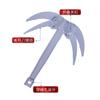 Cuchillo de anclaje de cuatro esquinas, cuchillo plegable de cuatro patas para plantas acuáticas, cuchillo de anclaje para abrir y cerrar césped, dispositivo para tirar césped, cuchillo de anclaje de cuatro patas para plantas acuáticas