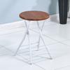 Silla Plegable al por Mayor Silla de Comedor para el Hogar Taburete de Ocio Portátil Perezoso Silla con Respaldo Silla para Dormitorio Silla de Computadora Simple Plegable