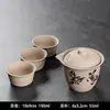 Pequeno Conjunto de Chá Kung Fu para Uso Doméstico, Pequeno Conjunto Completo de Bule, Xícara de Chá, Tigela, Pequena Bandeja de Chá, Mesa de Chá Simples