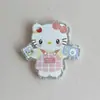 Avental de Lantejoulas Desenho Animado Óculos Gato Kt Acessórios de Acrílico Grampo de Cabelo DIY Adorno de Cabeça Capa de Celular Buraco Decorativo Sapatos