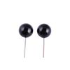 Boneca DIY Boneca Olhos Material Agulha Olhos De Feijão Preto Olhos De Plástico Transparente Reto Com Agulha De Aço