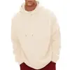 Aliexpress Cross-Border Outono e Inverno Novo Moletom com Capuz de Veludo Casual Europeu e Americano Pulôver com Capuz Exportação Tops Masculinos
