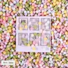 Cor Macaron Desenho Animado Biscoito Artificial Mini Comida Brinquedo Decoração de Bolo Acessórios Resina DIY Joias Brinquedo de Comida Artificial