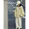 Chaqueta de Primavera y Otoño para Niñas 2026 Nueva Casual Estilo Coreano con Capucha Simple Cortavientos Ropa Infantil Transfronteriza