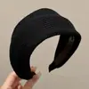 Pinza para el cabello de ala ancha de alta gama, elegante, a la moda, diadema, tocado para mujer, nuevo 2026, calavera superior gris, diadema versátil