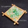 Jadeíta Montaña Basha Alto Hielo Verde Flor Flotante Cuentas de Arroz Cuentas de Barril Cuentas Sueltas Espaciadores de Jade Accesorios Wholesale Pulsera Collar