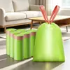 Bolsa de basura de artemisa para cocina con cordón, gran capacidad, bolsa de almacenamiento de residuos alimenticios para el hogar, bolsa de plástico para limpieza