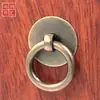 Nuevo Tirador Chino Anillo Redondo Estilo Antiguo Chino Agujero Único Tirador de Cajón Montado en Superficie Perilla de Gabinete Gabinete de Zapatos