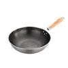 Buen Compañero Wok de Acero Inoxidable Pan Antiadherente de Panal Menos Humo Acero de Tres Capas Engrosado Regalo Wok al por Mayor Pan Antiadherente