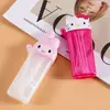 Japonés My Melody Gatito Lindo Girly Portátil Viaje Hogar Caja de Almacenamiento de Bastoncillos de Algodón Tubo de Almacenamiento
