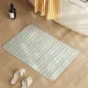 Tapete de Chão Absorvente para Banheiro Estilo Ins para Comércio Exterior Transfronteiriço, Tapete para Pés Antiderrapante para Banheiro, Tapete de Entrada para Vaso Sanitário de Terra de Diatomáceas