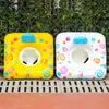 Asiento de Elefante Abc, Flotador para Niños, Flotador con Asiento para Bebé, Flotador para Axilas de Bebé, Flotador, Flotador de Acostado con Agujero Profundo para Piernas