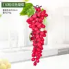 Racimos de Uva Escarchada Simulada, Frutas Simuladas, Uvas de Plástico, Modelos de Frutas Falsas para Props, Adornos Colgantes Decorativos