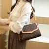 Bolso texturizado de lujo de moda 2026, Bolso cuadrado pequeño cruzado a la moda, Bolso de hombro estampado versátil para mujer