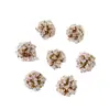 Pendientes y accesorios para el cabello de estilo coreano, frescos, únicos, súper de hadas, bola de cristal, flor, DIY, lujo ligero, alta gama, versátiles para el día a día