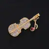 Moda Europea y Americana Broche de Lujo de Alta Gama Corsage Creativo de Nota Pin para Ropa Accesorios para Ropa Símbolos Musicales Femeninos