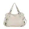 Bolsa de comércio exterior feminina 2026 outono novo versão coreana bolsa de mão de grande capacidade bolsa de ombro transversal casual simples