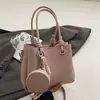 Bolso Cubo Sencillo de Mano 2026 Primavera Nuevo Estilo Coreano Moda Gran Capacidad Texturizado Colgante Hombro Cruzado