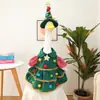 Traje de Falda con Tema de Árbol de Navidad de Ganso de Porche de 23 pulgadas Traje de Jardinero de Ganso Grande para Festival Navideño en el Patio